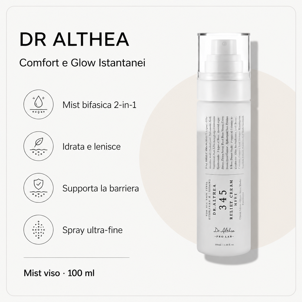 Dr Althea 345 Relief Cream Mist: benefici principali