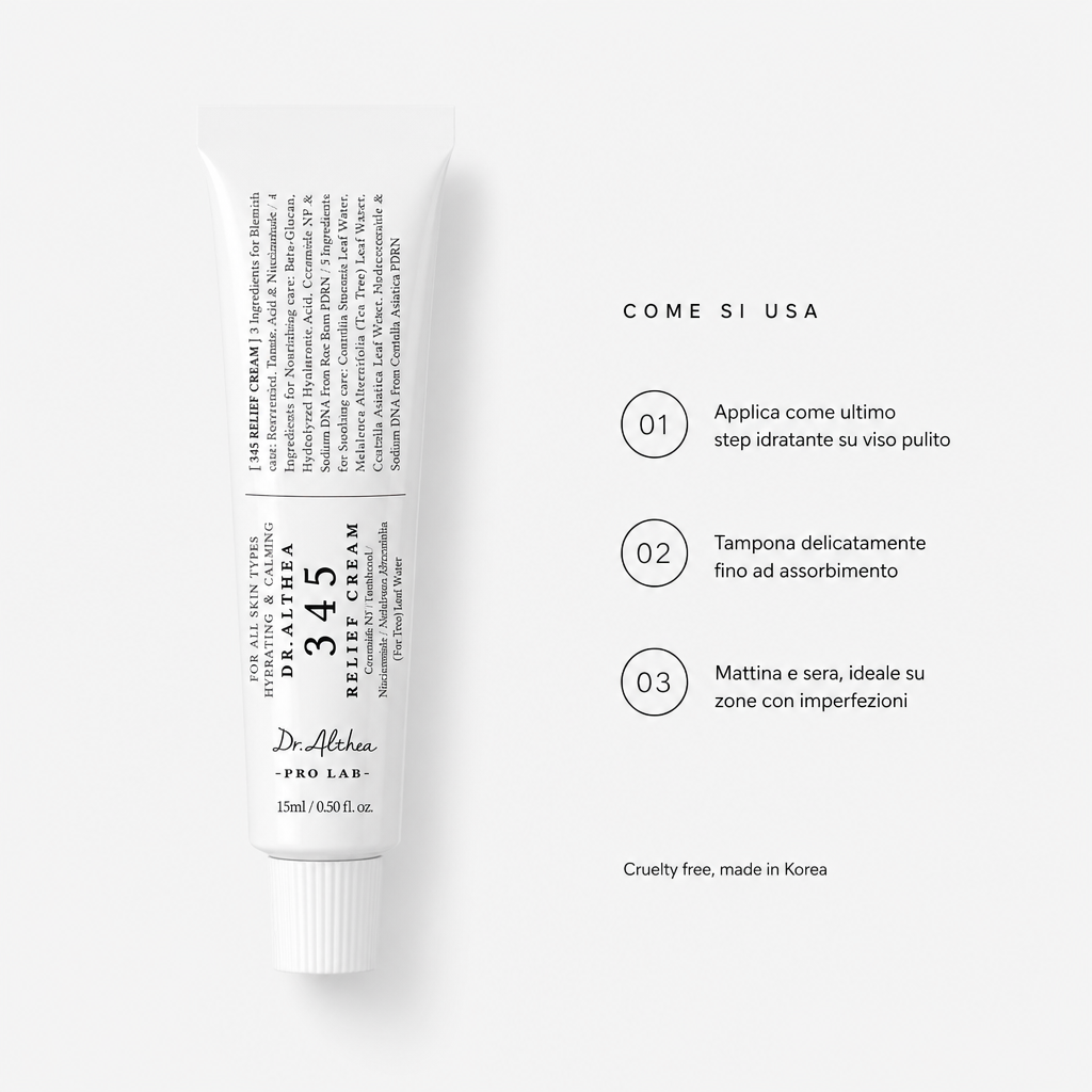 Dr Althea 345 Relief Cream - Come si usa