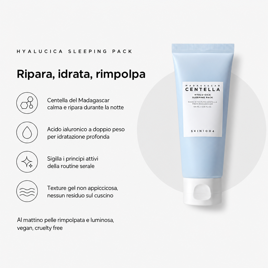 Skin1004 Hyalucica Sleeping Pack - Benefici