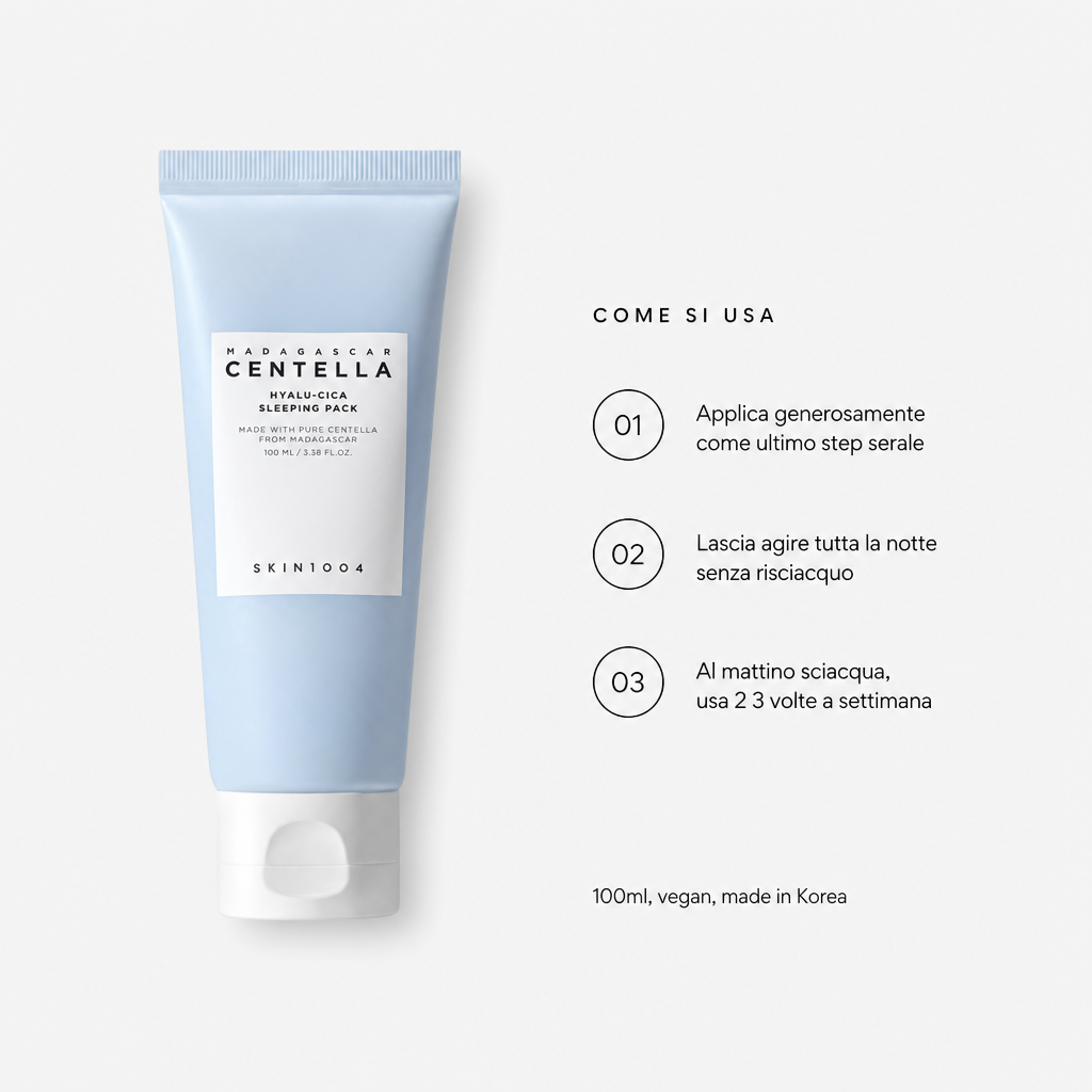 Skin1004 Hyalucica Sleeping Pack - Come si usa
