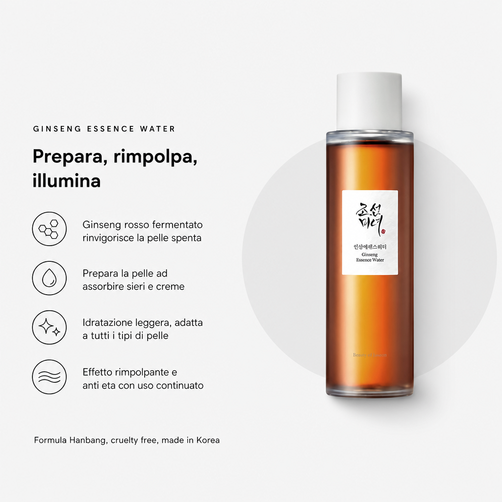 Beauty of Joseon Ginseng Essence Water - Benefici