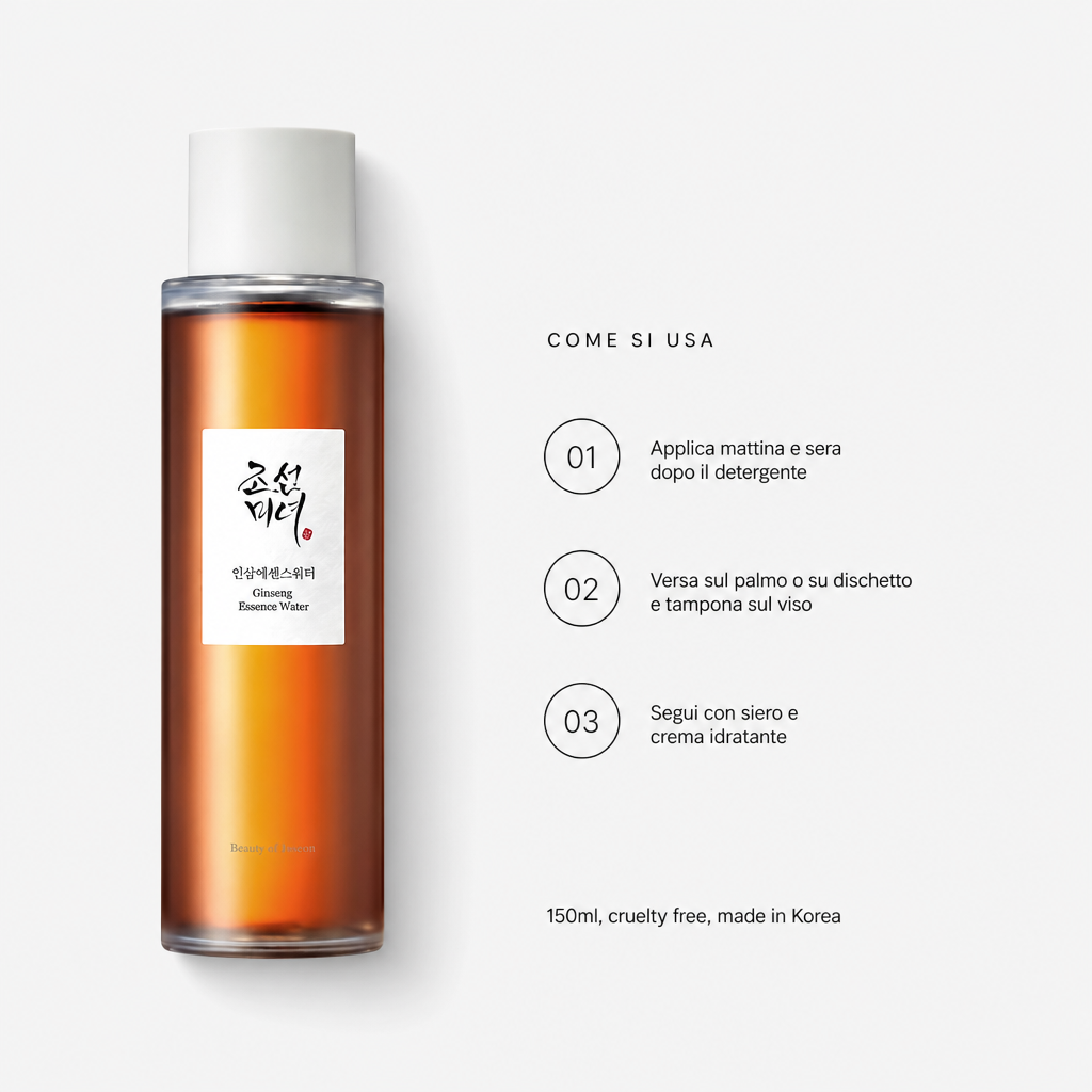 Beauty of Joseon Ginseng Essence Water - Come si usa