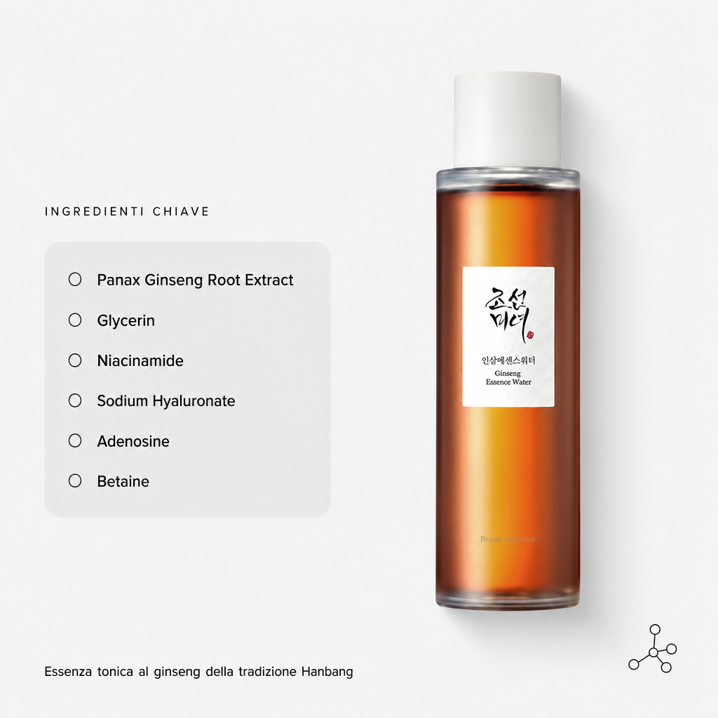 Beauty of Joseon Ginseng Essence Water - Ingredienti