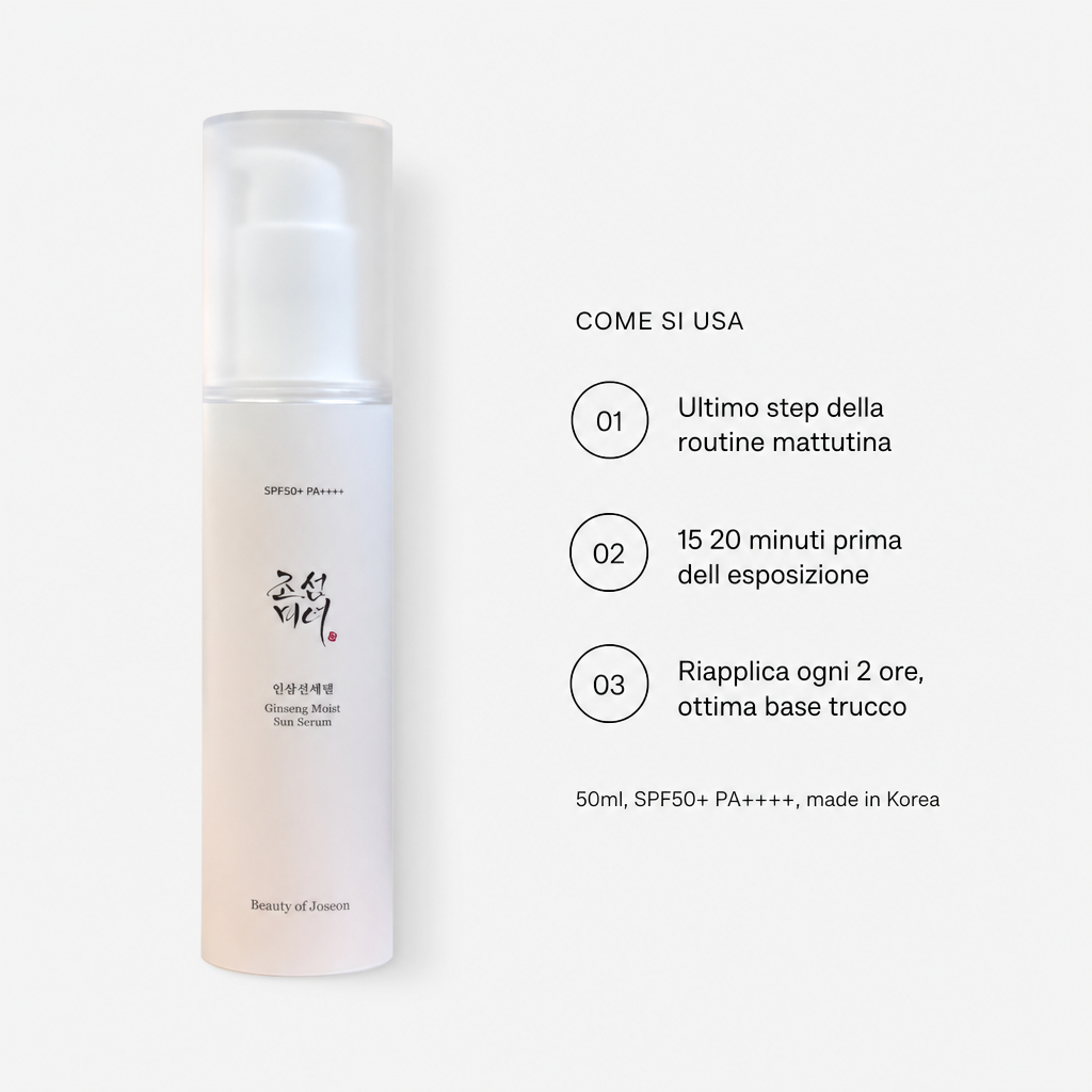 BOJ Ginseng Sun Serum - Come si usa