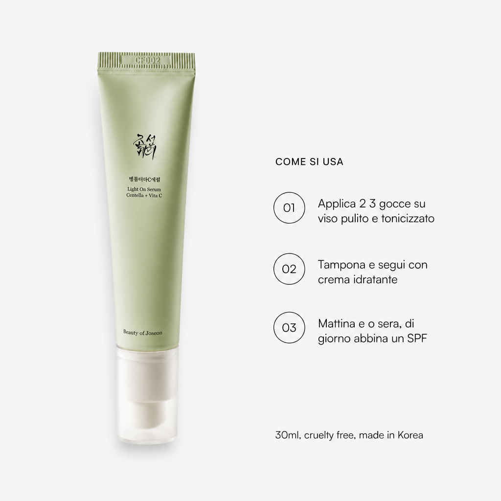 BOJ Light On Serum - Come si usa