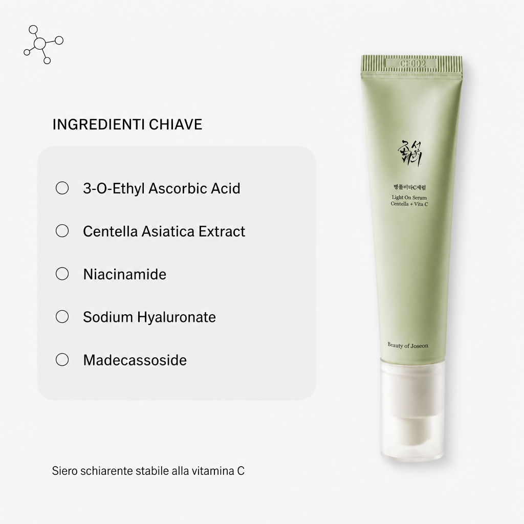 BOJ Light On Serum - Ingredienti