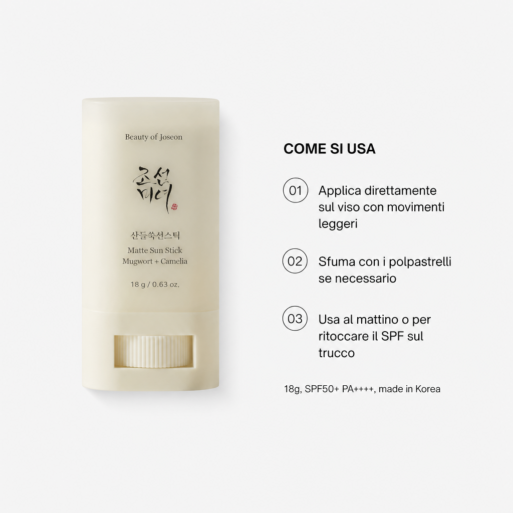 BOJ Matte Sun Stick - Come si usa