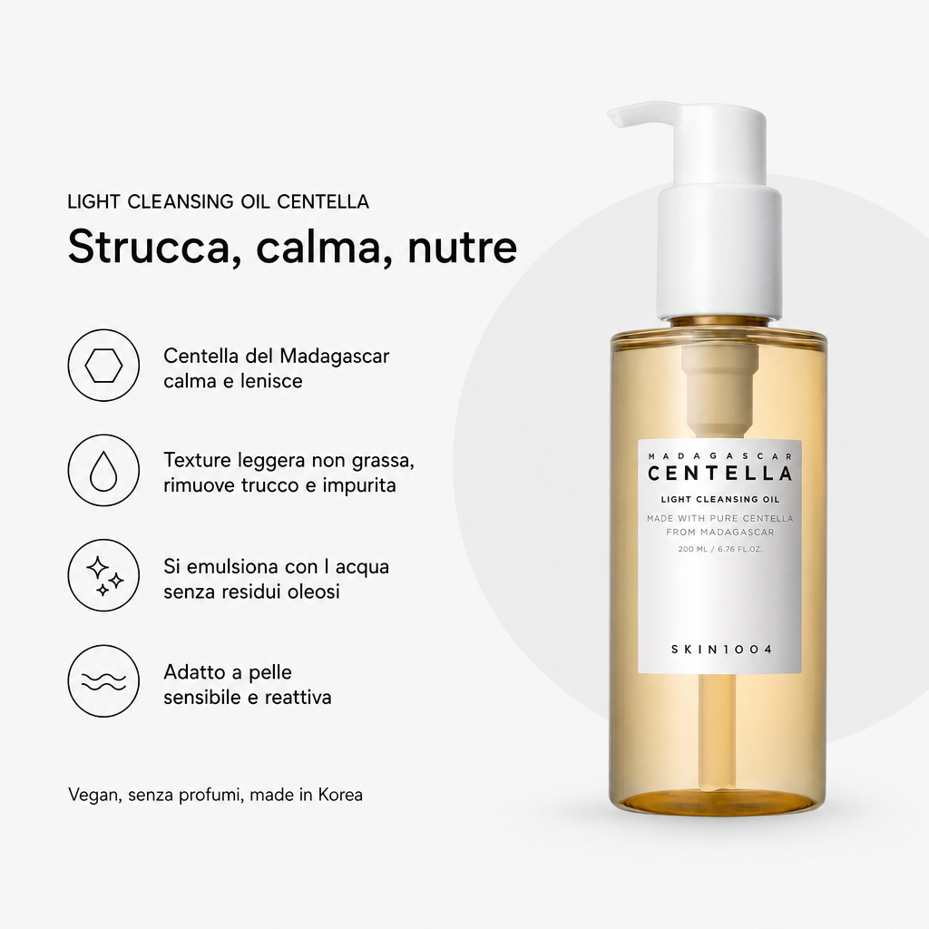 Skin1004 Light Cleansing Oil - Benefici