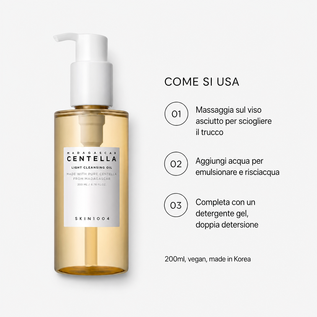 Skin1004 Light Cleansing Oil - Come si usa