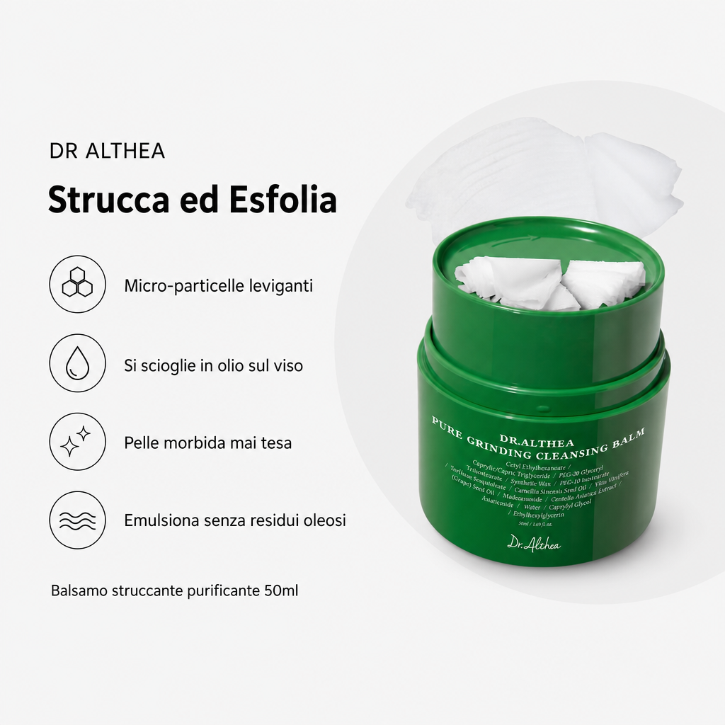 Dr Althea Pure Grinding Cleansing Balm - Benefici