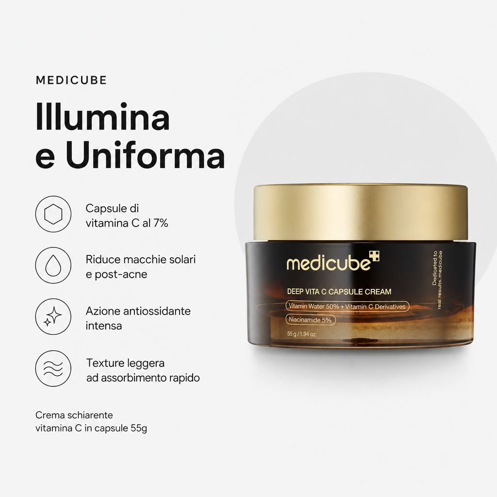 Medicube Deep Vita C Capsule Cream - Benefici
