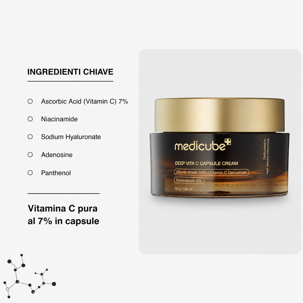 Medicube Deep Vita C Capsule Cream - Ingredienti