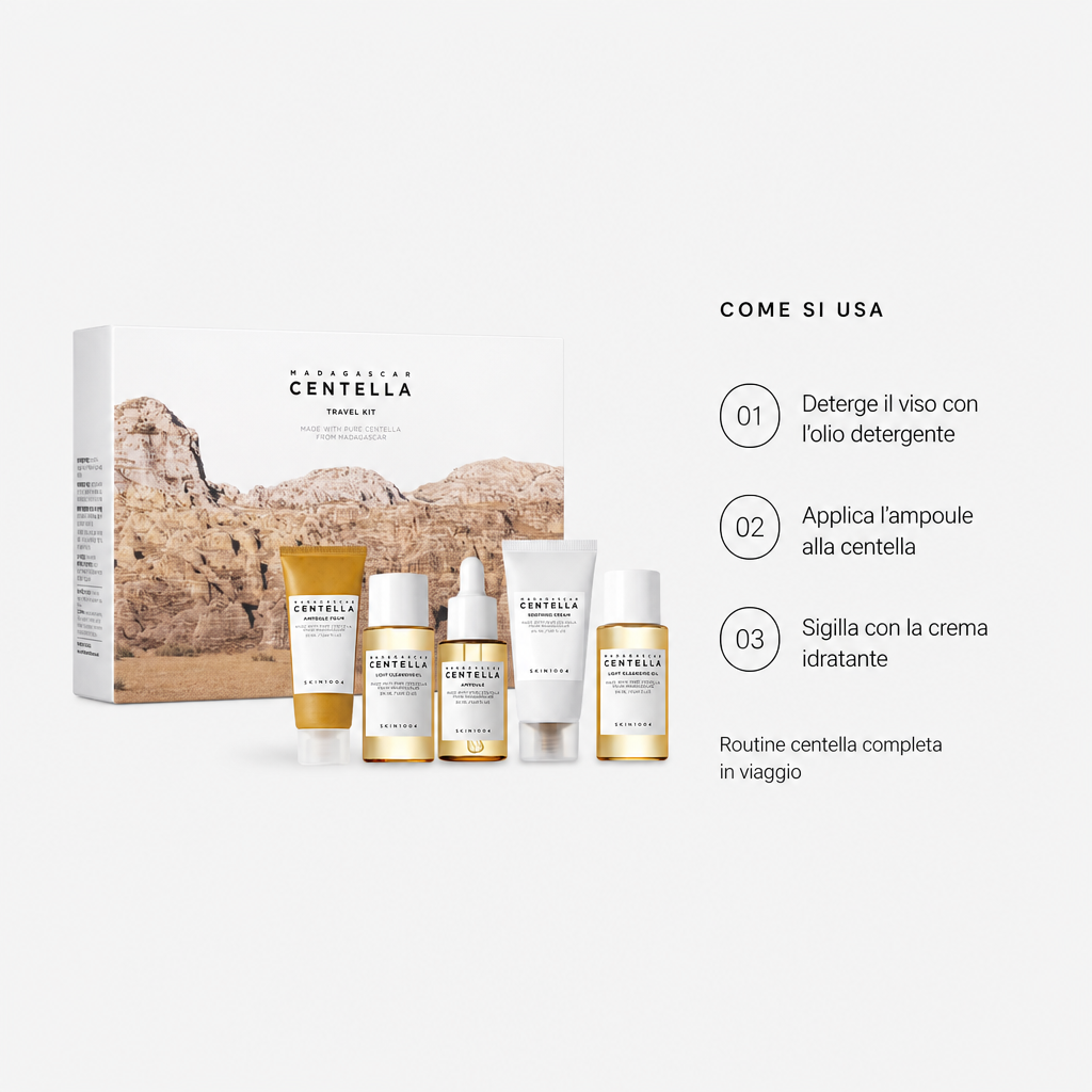 Skin1004 Centella Travel Kit - Come si usa