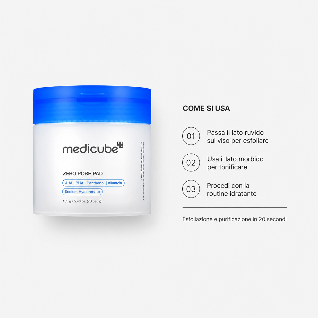 Medicube Zero Pore Pad 2.0 - Come si usa
