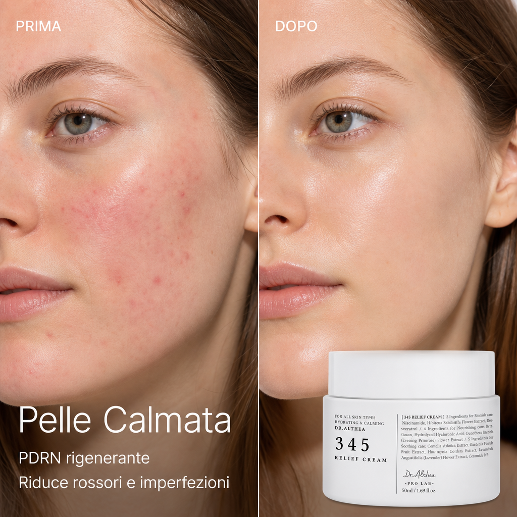 Dr Althea 345 Relief Cream - Lifestyle prima dopo
