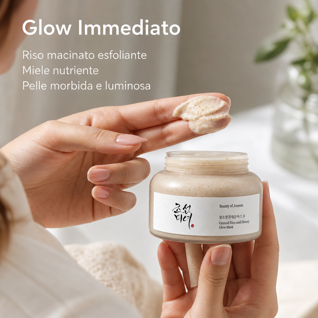 BOJ Ground Rice Honey Glow Mask - Lifestyle