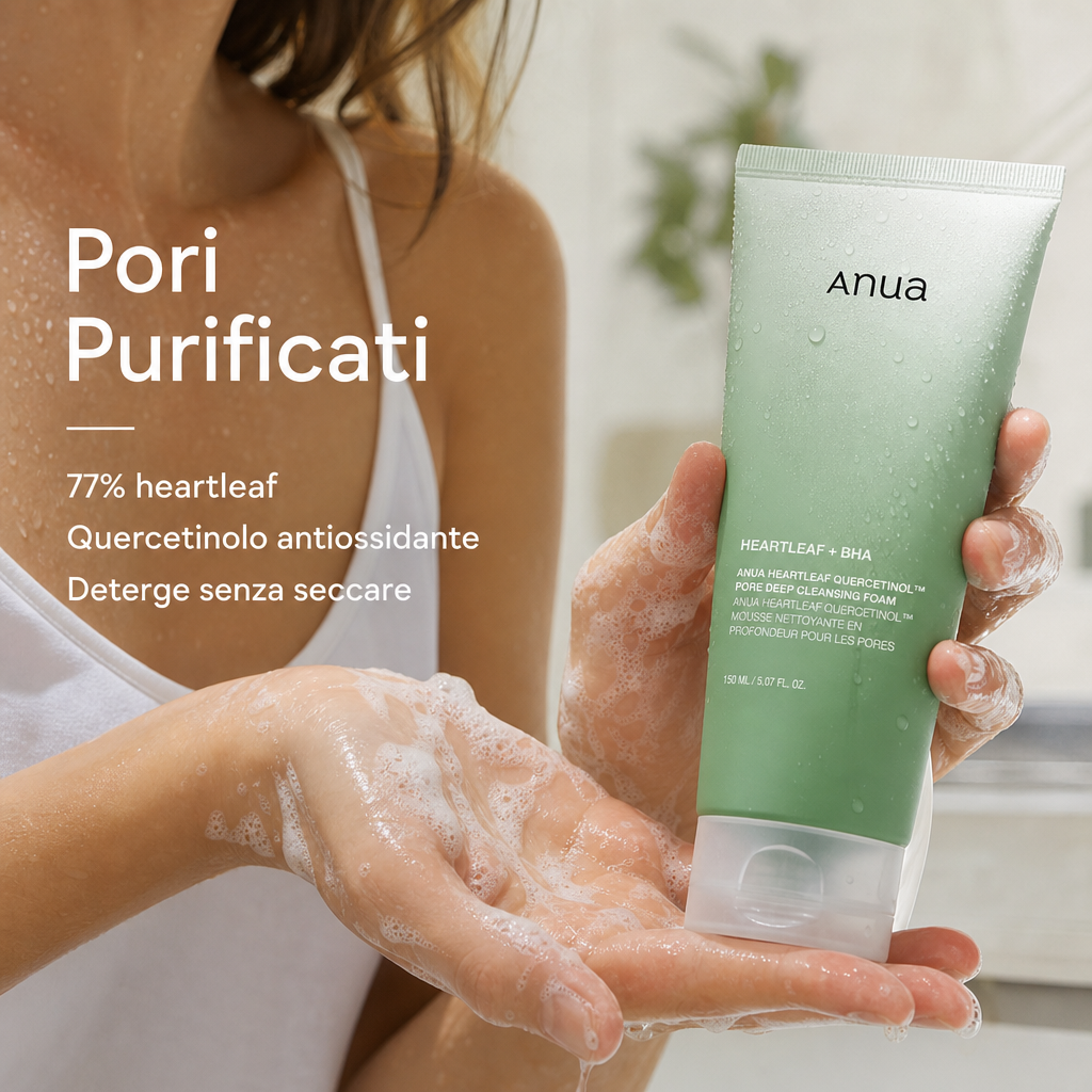 Anua Heartleaf Cleansing Foam - Lifestyle
