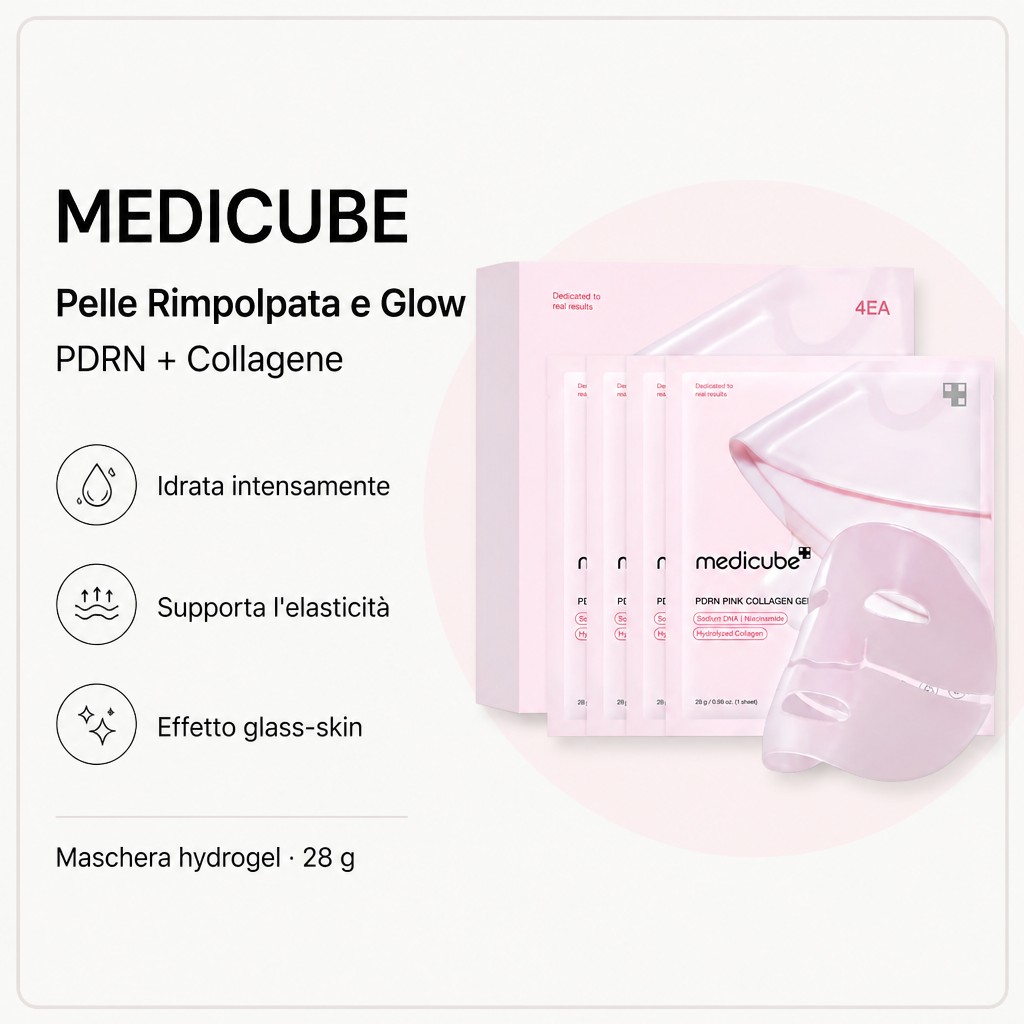 Medicube PDRN Pink Collagen Gel Mask: benefici principali