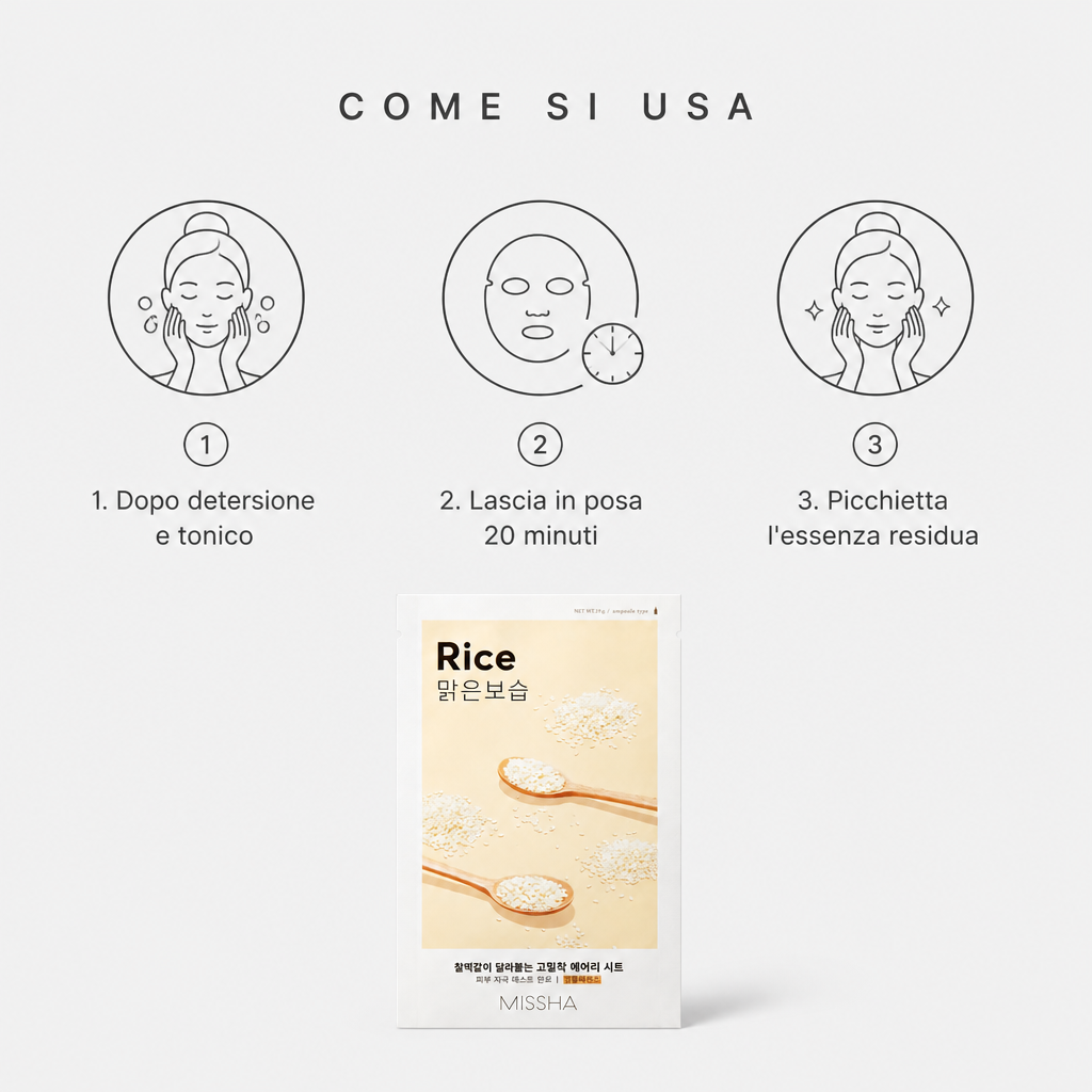 Come si usa in tre step